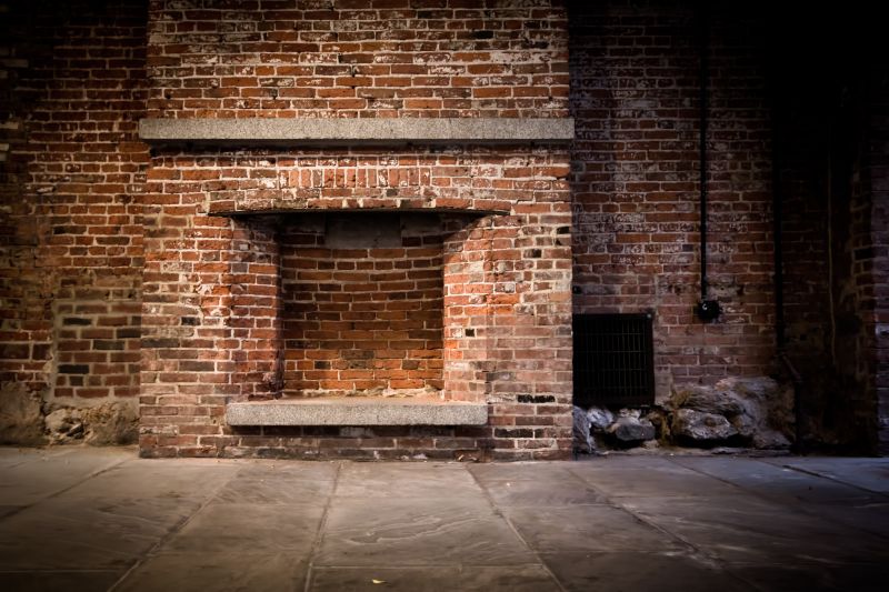 Brick Fireplace Construction