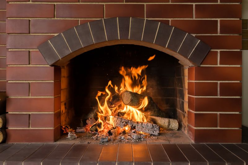 Brick Fireplace Construction