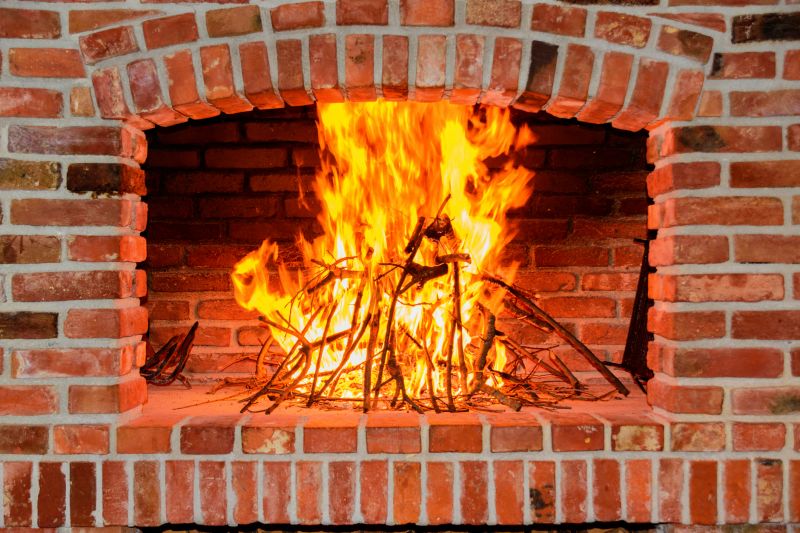 Brick Fireplace Construction