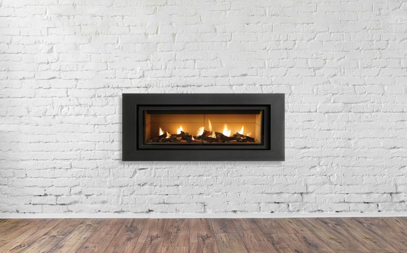 Modern Brick Fireplace Design